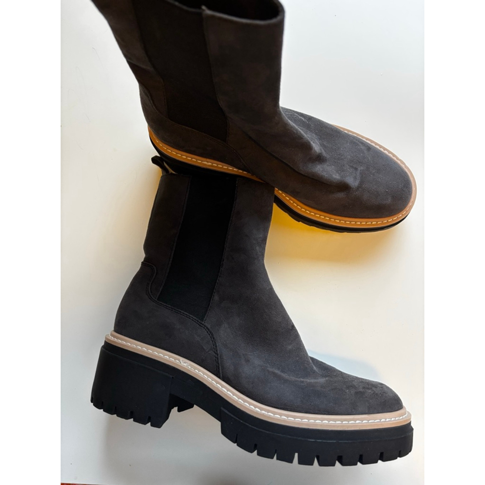 Stylish Gray Ankle Boots for Women - Picture 4 of 5